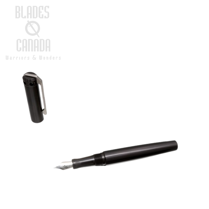 Karas Kustoms Ink Fountain Aluminum - Black Body/Black Grip (image for) Karas Kustoms Ink Fountain Aluminum - Black Body/Black Grip