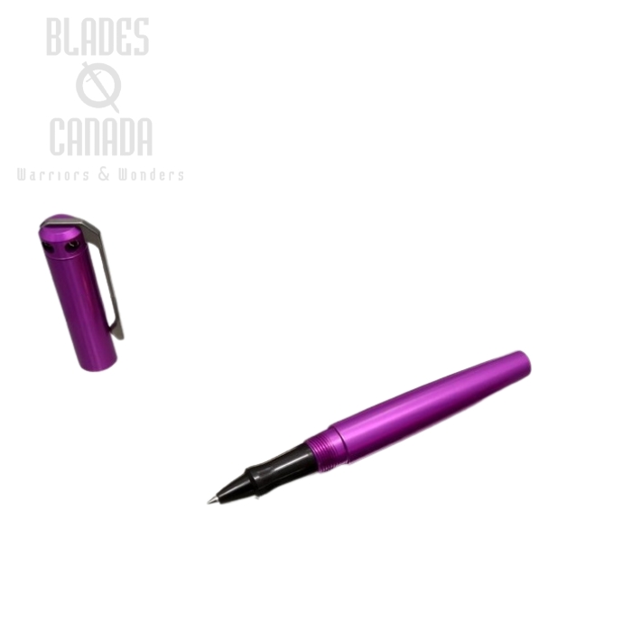 Karas Kustoms Ink Rollerball Aluminum - Violet Body/Black Grip (image for) Karas Kustoms Ink Rollerball Aluminum - Violet Body/Black Grip