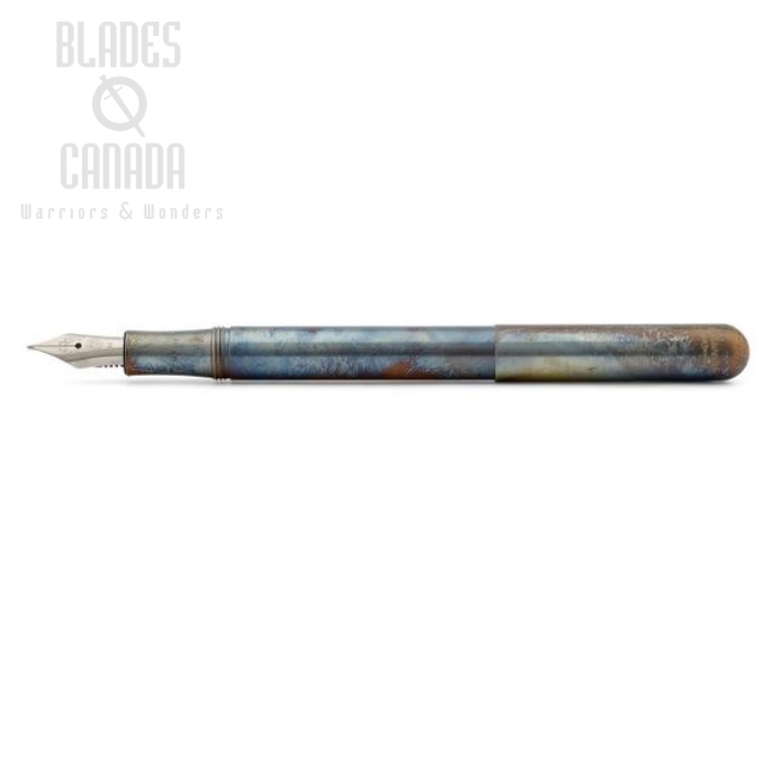 Kaweco Liliput Fountain Pen Stainless Steel Fireblue - Fine (image for) Kaweco Liliput Fountain Pen Stainless Steel Fireblue - Fine
