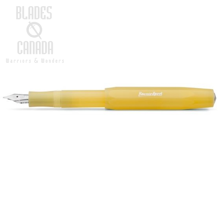 Kaweco Frosted Sport Fountain Pen Sweet Banana - Medium (image for) Kaweco Frosted Sport Fountain Pen Sweet Banana - Medium
