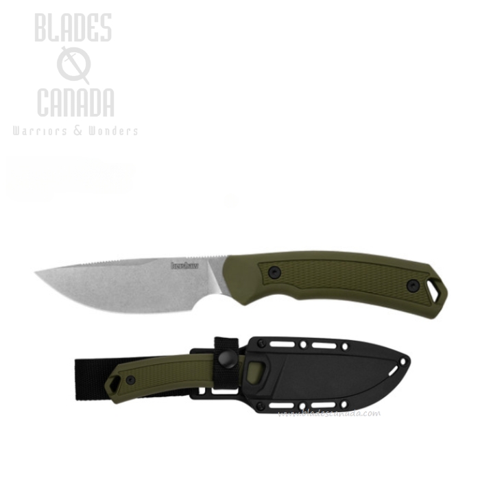 Kershaw Deschutes Skinner Fixed Blade Knife, D2 SW, Green Handle, 1883 Kershaw Deschutes Skinner Fixed Blade Knife, D2 SW, Green Handle, 1883