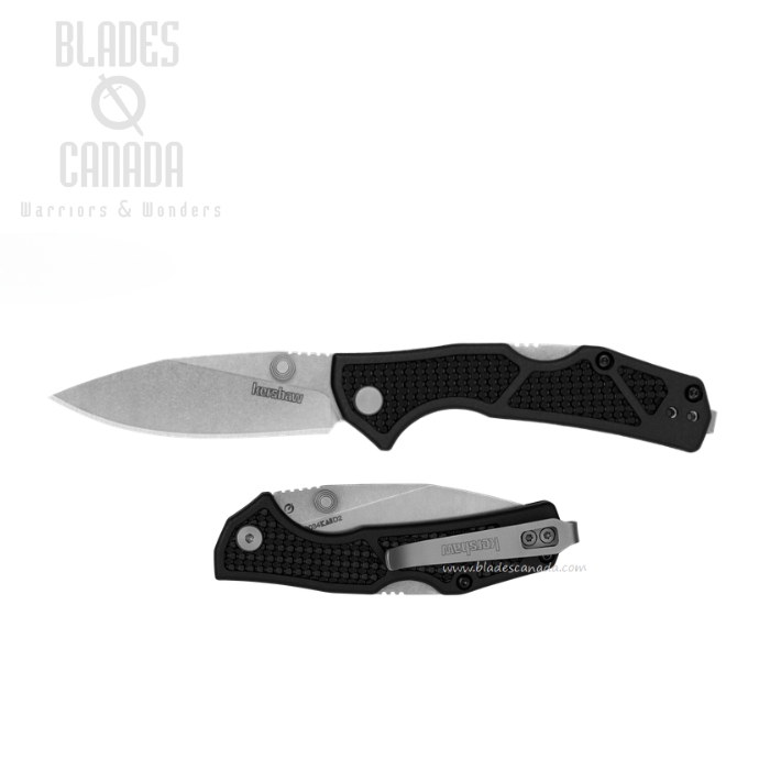 Kershaw Debris Folding Knife, D2 SW, GFN Black, 2034 (image for) Kershaw Debris Folding Knife, D2 SW, GFN Black, 2034