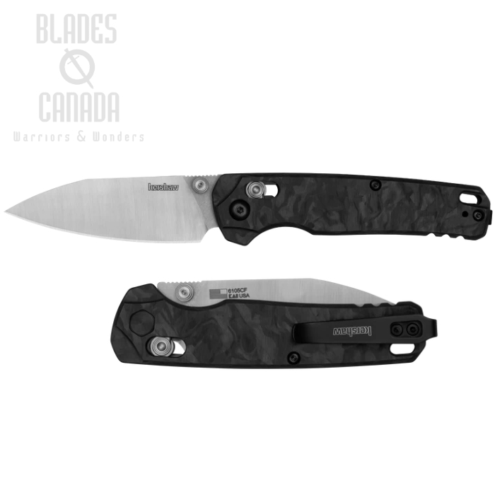 Kersgaw Bel Air Crossbar Lock Folding Knife, CPM MagnaCut SW, Carbon Fiber, 6015CF