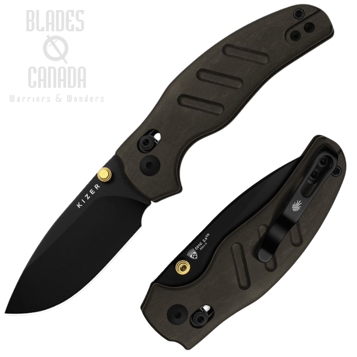 Kizer C01C 2.9 Clutch Lock Folding Knife, Nitro-V Black, Richilte, V3488.29CDA2 (image for) Kizer C01C 2.9 Clutch Lock Folding Knife, Nitro-V Black, Richilte, V3488.29CDA2