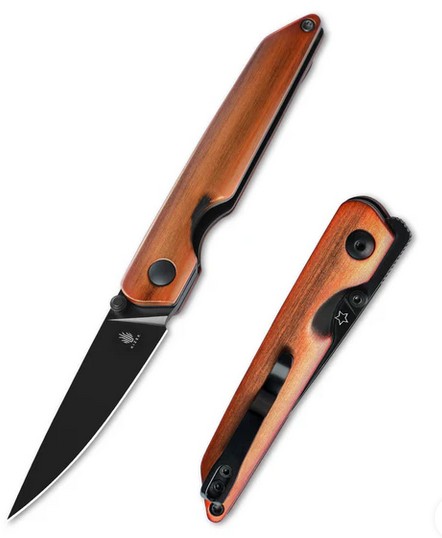 Kizer Shot Folding Knife, 154CM Steel, Copper Handle, KIV3677C1