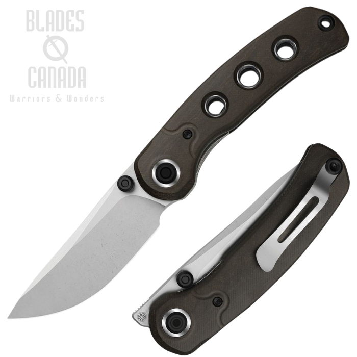 Kizer Pioneer Folding Knife, 14C28N Bead Blast/SW, Richlite, ZXFK03M3 (image for) Kizer Pioneer Folding Knife, 14C28N Bead Blast/SW, Richlite, ZXFK03M3