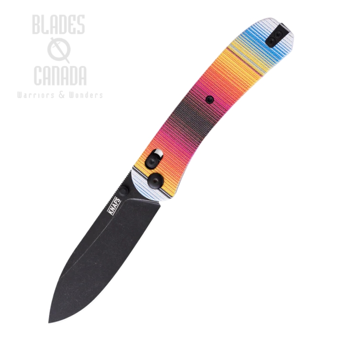 Knafs Lander 2 Clutch Lock Folding Knife, S35VN Black SW, G10 Mexican Blanket, 00502 (image for) Knafs Lander 2 Clutch Lock Folding Knife, S35VN Black SW, G10 Mexican Blanket, 00502