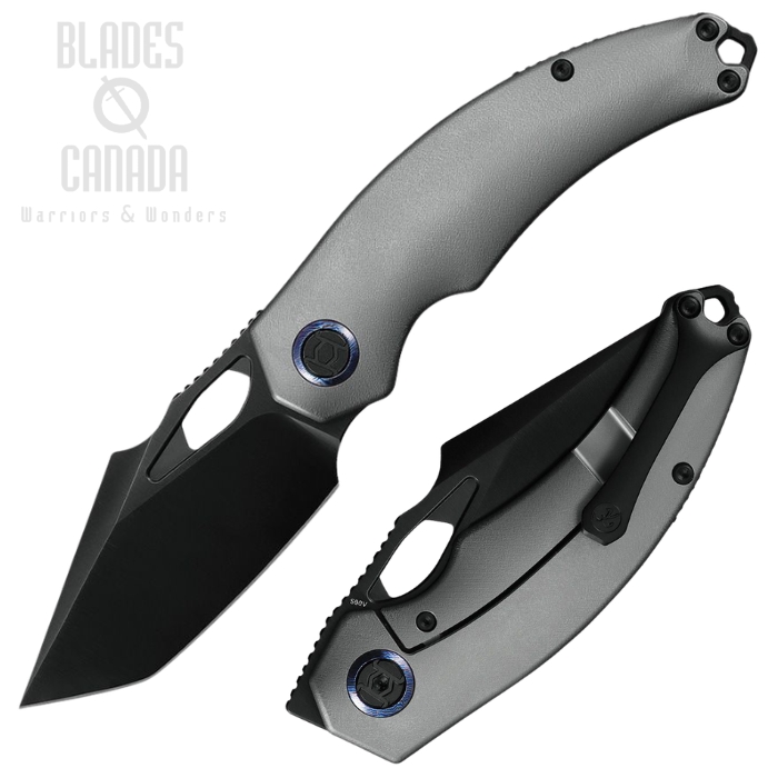 Kunwu Poon Padre Framelock Folding Knife, S90V Black, Titanium Grey Orange Peel, K706TO-T2R (image for) Kunwu Poon Padre Framelock Folding Knife, S90V Black, Titanium Grey Orange Peel, K706TO-T2R