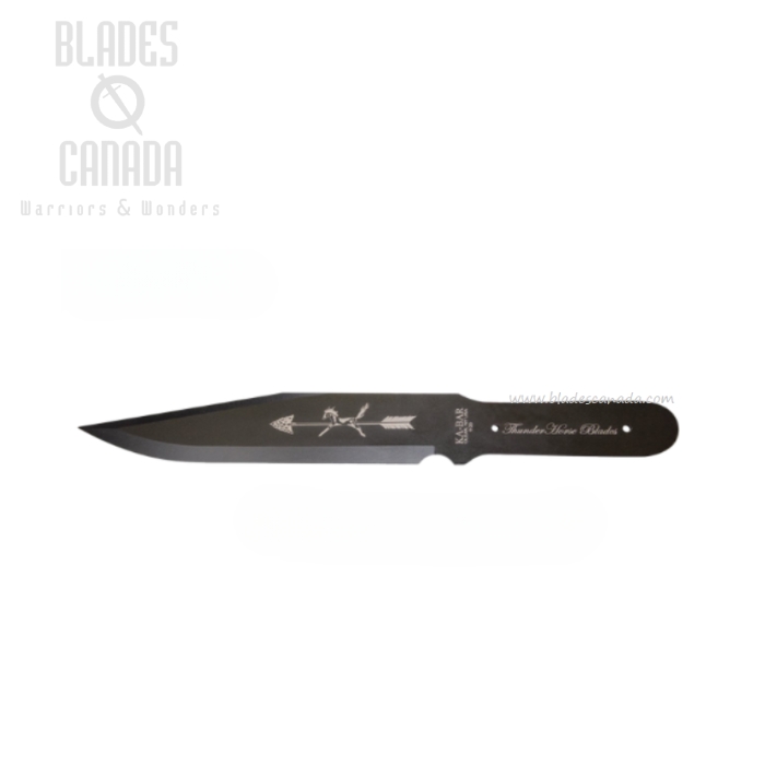 Ka-Bar ThunderHorse Fixed Blade Throwing Knife, 1095 Cro-Van, Ka1120