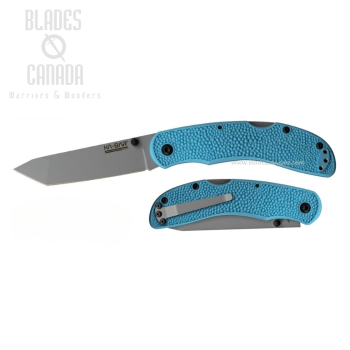 Ka-Bar USSF Corser Folding Knife, AUS 8A, GFN Blue, 5698SF (image for) Ka-Bar USSF Corser Folding Knife, AUS 8A, GFN Blue, 5698SF