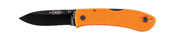 Ka-Bar Dozier Hunter Folding Knife, AUS 8A, Blaze Orange, Ka4062BO