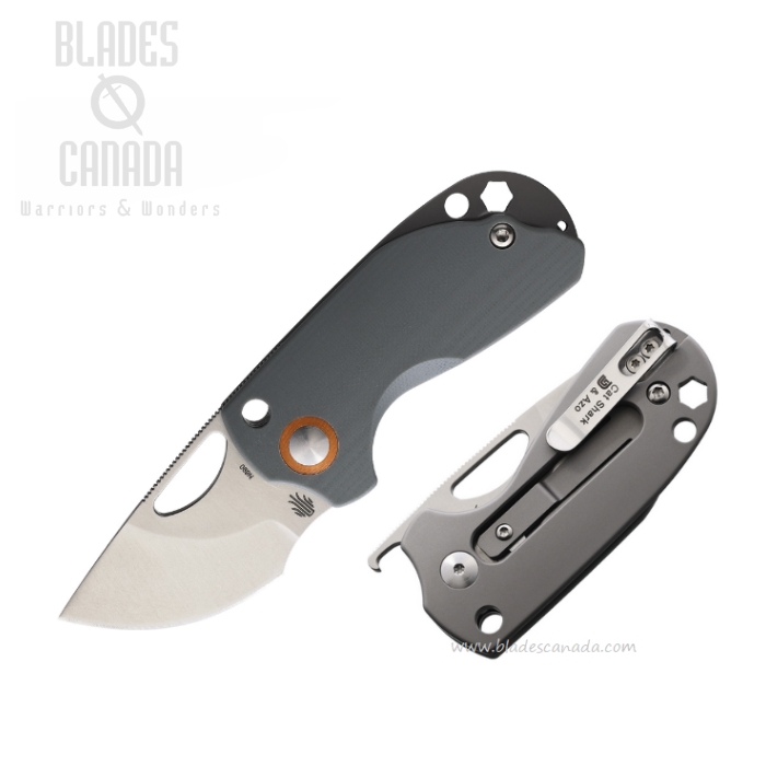 Kizer Catshark Slipjoint Folding Knife, N690, G10 Grey, V2561N1 (image for) Kizer Catshark Slipjoint Folding Knife, N690, G10 Grey, V2561N1