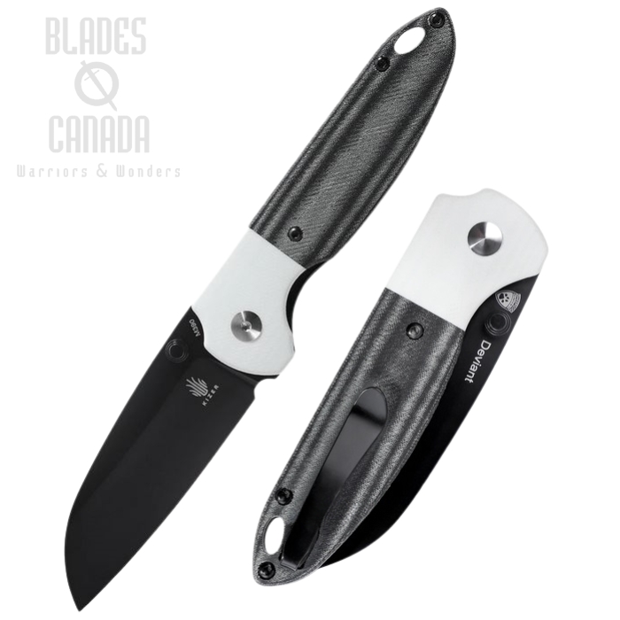 Kizer Deviant Folding Knife, M390, G10/Micarta, V3575A2 (image for) Kizer Deviant Folding Knife, M390, G10/Micarta, V3575A2