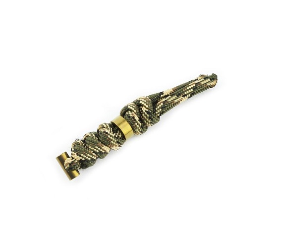 Angry Faces Bomb Brass Knife Beads Paracord Accessories EDC Land