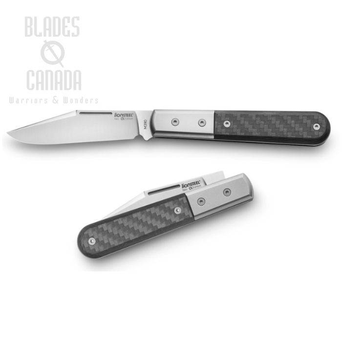 Lion Steel Barlow Shuffler Slipjoint Knife, M390, Carbon Fiber, CK0112CF