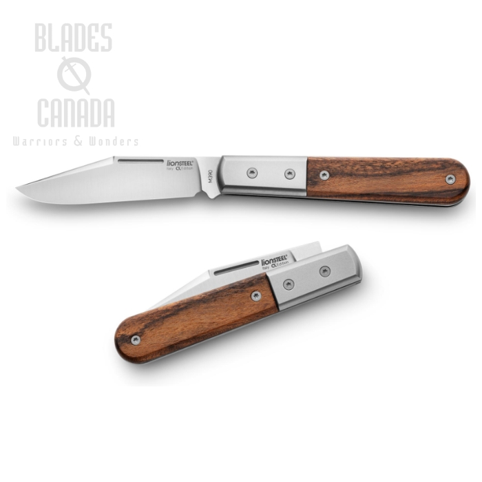 Lion Steel Barlow Shuffler Slipjoint Knife, M390, Santos Wood, CK0112ST