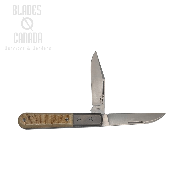 Lion Steel Barlow Warhorse Slipjoint Knife, M390, Ram's Horn, CK0122 RM