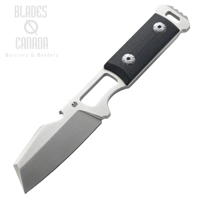 Molsect Noiz Fixed Blade Knife, 14C28N Satin, G10 Black, Kydex Sheath, M101B (image for) Molsect Noiz Fixed Blade Knife, 14C28N Satin, G10 Black, Kydex Sheath, M101B