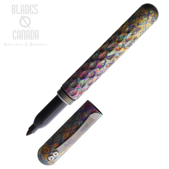 Maratac Signator Marker Vault, Titanium Rainbow w/Sharpie, MAR096