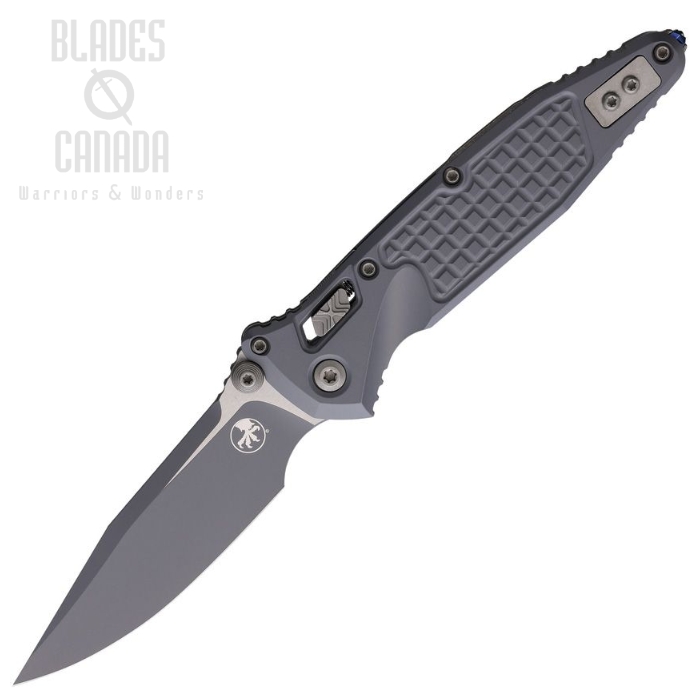 Microtech Socom Ram-Lok Folding Knife, M390 Storm Grey, Aluminum Grey Frag, 160RL-1 FRCSM-Z13 (image for) Microtech Socom Ram-Lok Folding Knife, M390 Storm Grey, Aluminum Grey Frag, 160RL-1 FRCSM-Z13