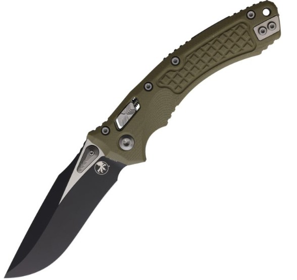 Microtech Amphibian S/E Ram-Lok Folding Knife, M390 Steel, Frag Pattern G10, 137RL-1FRGTOD