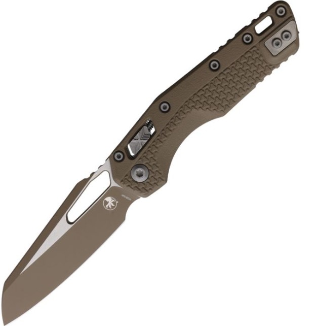 Microtech MSI Ram-Lok Folding Knife, M390 Steel, Tri-Grip Handle, 210T-1PMCDEA6