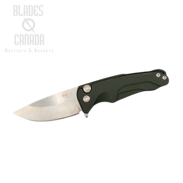 Medford Smooth Criminal Flipper Folding Knife, S45VN, Aluminum Green (image for) Medford Smooth Criminal Flipper Folding Knife, S45VN, Aluminum Green