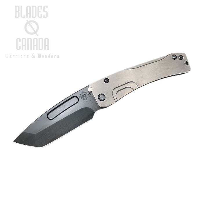 Medford Slim Midi Framelock Folding Knife, S35VN Tanto PVD, Titanium Tumble (image for) Medford Slim Midi Framelock Folding Knife, S35VN Tanto PVD, Titanium Tumble