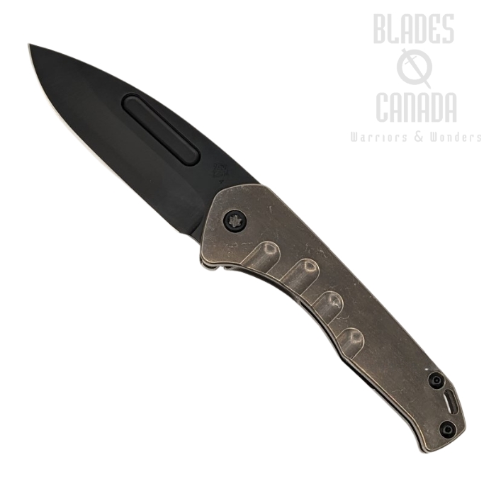 Medford Praetorian Slim Framelock Folding Knife, S45VN PVD, Titanium Tumble (image for) Medford Praetorian Slim Framelock Folding Knife, S45VN PVD, Titanium Tumble