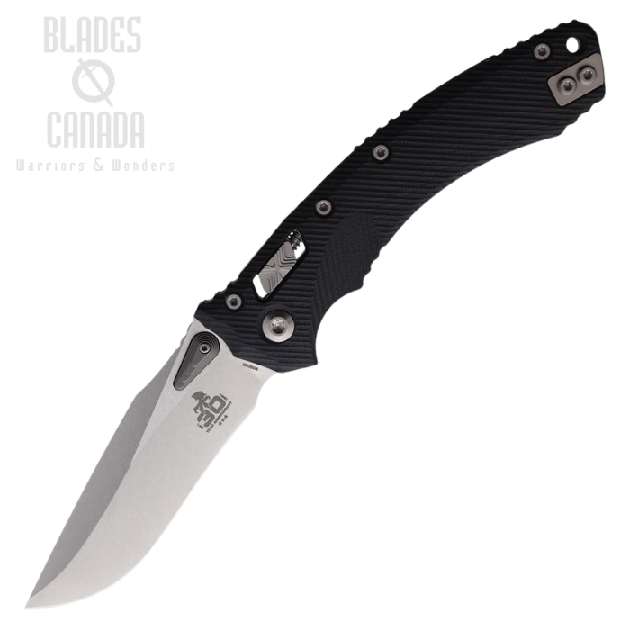 Microtech Amphibian S/E Ram-Lok Folding knife, 30th Anniversary, M390 SW, G10 Black, 137RL-10FLGTBK30