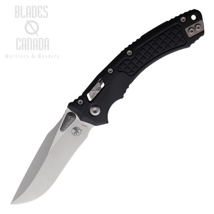 Microtech Amphibian S/E Ram-Lok Folding Knife, M390MK SW, G10 Black Frag, 137RL-10FRGTBK