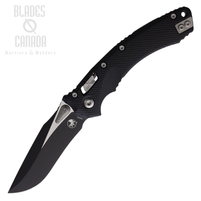 Microtech Amphibian S/E Ram-Lok Folding Knife, M390 Two-Tone, G10 Black, 137RL-1FLGTBK