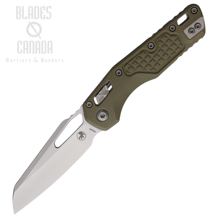 Microtech MSI Ram-Lok Folding Knife, M390MK SW, G10 OD Green Frag, MCT21010FRGTOD