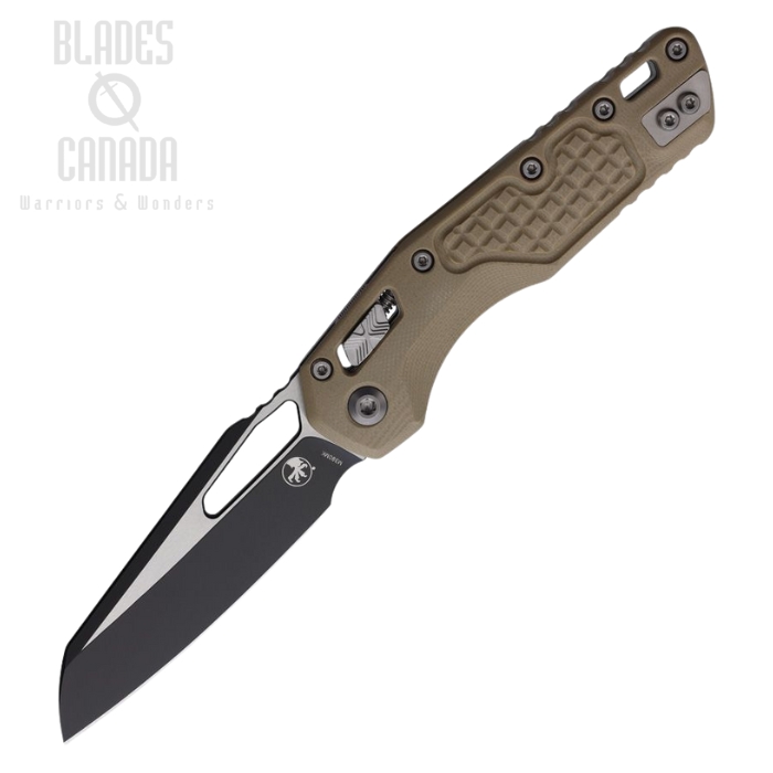 Microtech MSI S/E Ram-Lok Folding Knife, M390MK Two-Tone, G10 Tan Frag, 210-1FRGTTA