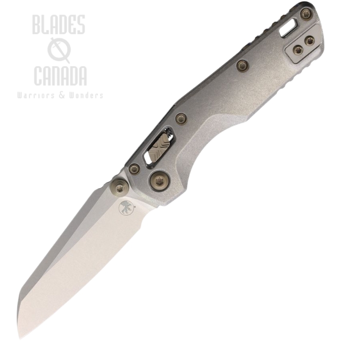 Microtech MSI Mini Ram-Lok Marfione Select Folding Knife, M390MK SW, Slab Titanium w/Flamed Titanium Accent, 210M-10MS5 (image for) Microtech MSI Mini Ram-Lok Marfione Select Folding Knife, M390MK SW, Slab Titanium w/Flamed Titanium Accent, 210M-10MS5