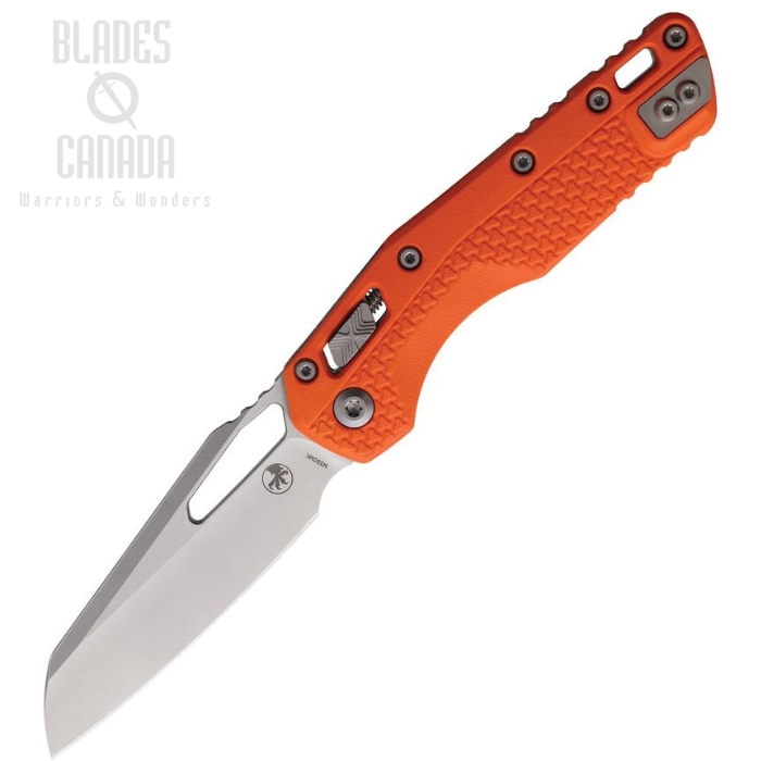 Microtech MSI Ram-Lok Folding Knife, M390 SW, Orange Handle, MCT210T10PMOR