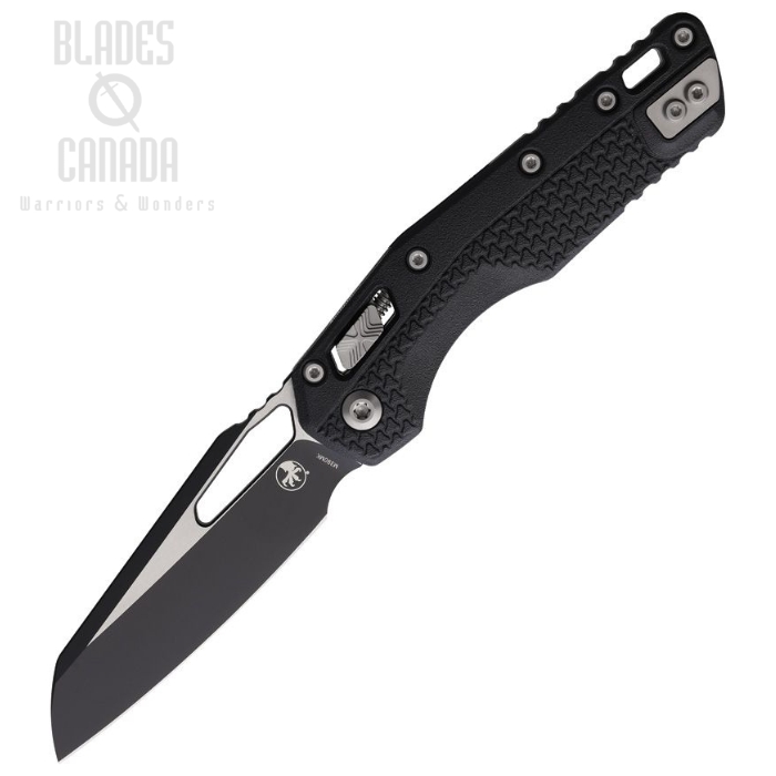 Microtech MSI Ram-Lok Folding knife, M390 Two-Tone, Black Handle, MCT210T1PMBK