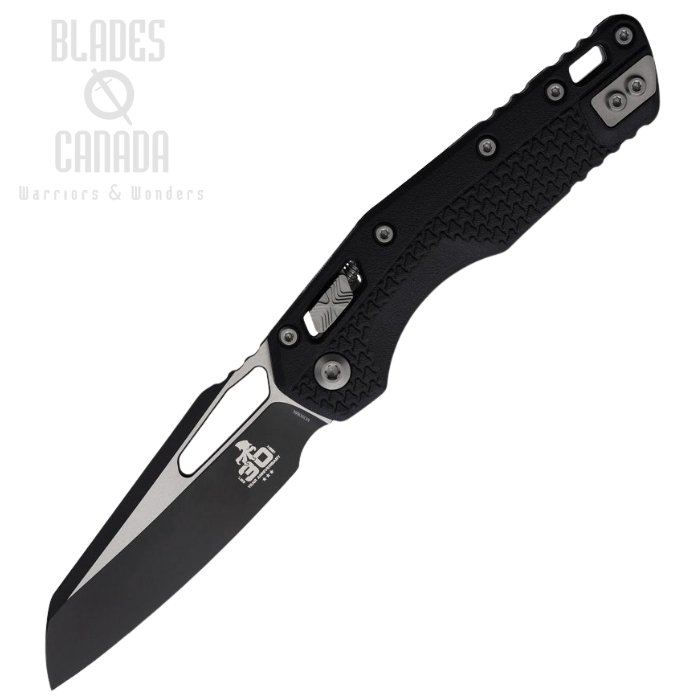 Microtech MSI Ram-Lok Folding Knife, M390 Two-Tone, Black Tri-Grip Polymer, 30th Anniversary, MCT210T1PMBK30