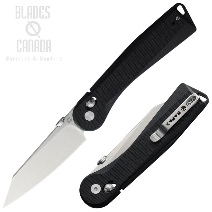 Rapax Slick Crossbar Lock Knife, VG10 Satin, G10 Black, MK004-2BKST (image for) Rapax Slick Crossbar Lock Knife, VG10 Satin, G10 Black, MK004-2BKST