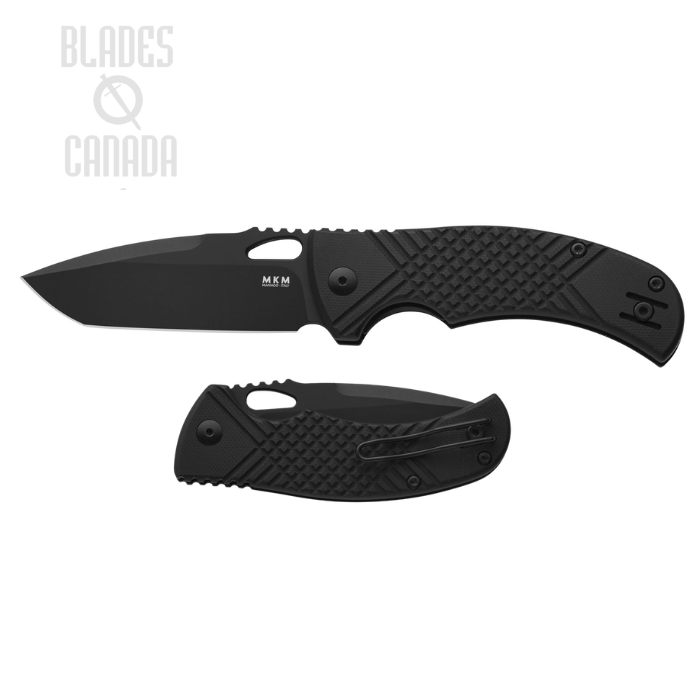 MKM Maniago Ciras Folding Knife, 14C28N Black, G10 Black, MK CR-GBKB (image for) MKM Maniago Ciras Folding Knife, 14C28N Black, G10 Black, MK CR-GBKB