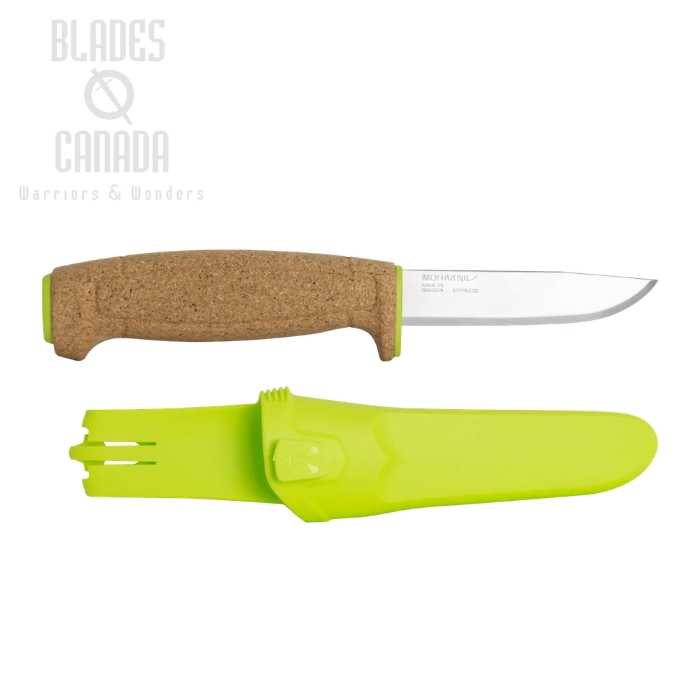 Morakniv Floating Fixed Blade Knife, 12C27 Stainless, Cork Green/Natural, Polypropene Sheath, M-13686 (image for) Morakniv Floating Fixed Blade Knife, 12C27 Stainless, Cork Green/Natural, Polypropene Sheath, M-13686