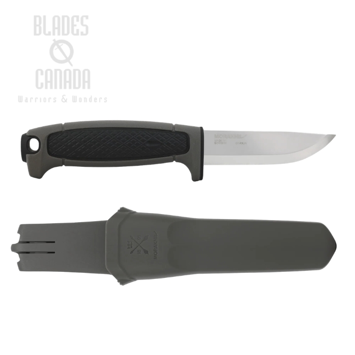 Morakniv Risberg HeavyDuty Fixed Blade Knife, Carbon Steel, Polypropene Black/Grey, Polypropene Sheath, M-14690 (image for) Morakniv Risberg HeavyDuty Fixed Blade Knife, Carbon Steel, Polypropene Black/Grey, Polypropene Sheath, M-14690