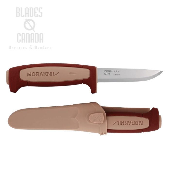 Morakniv Basic 511 Color of the Year 2026 Fixed Blade Knife, Carbon Steel, Polypropene Dala Red/Orsa Sandstone, Polypropene Sheath, M-14812 (image for) Morakniv Basic 511 Color of the Year 2026 Fixed Blade Knife, Carbon Steel, Polypropene Dala Red/Orsa Sandstone, Polypropene Sheath, M-14812