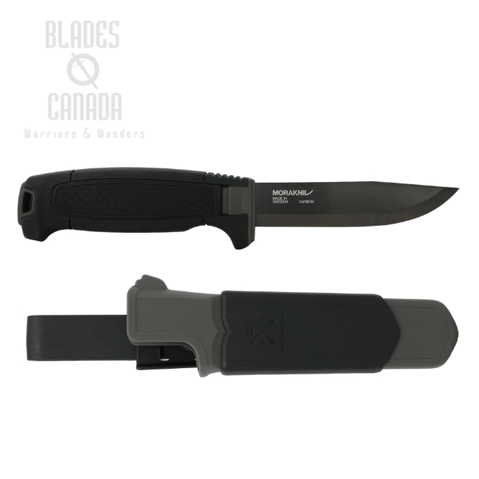 Morakniv Amberg Fixed Blade Knife, Carbon Steel Black, TPE Black, Polypropene Sheath, M-14698 (image for) Morakniv Amberg Fixed Blade Knife, Carbon Steel Black, TPE Black, Polypropene Sheath, M-14698