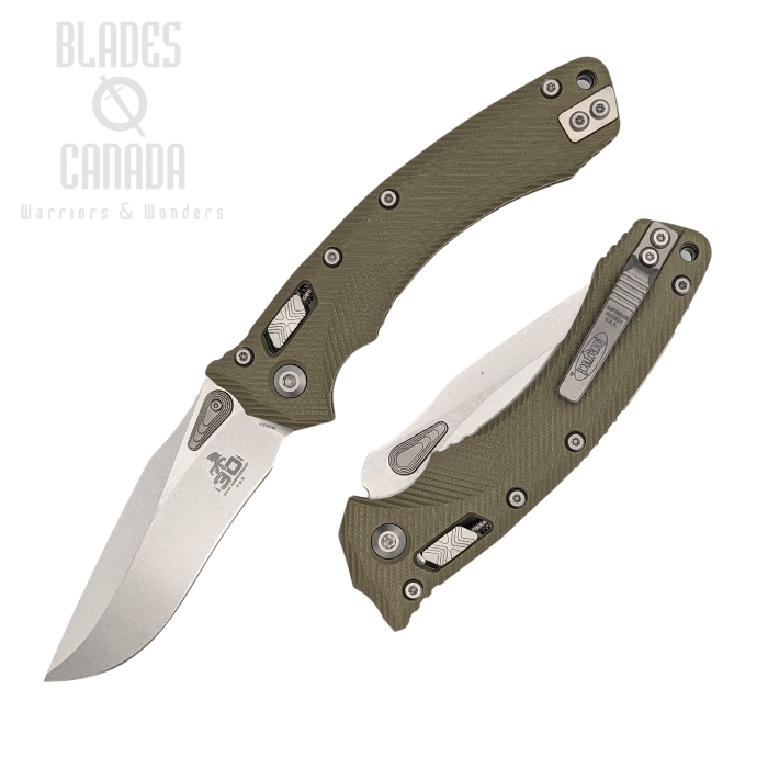 Microtech Amphibian S/E Ram-Lok Folding Knife, 30th Anniversary, M390MK SW, G10 OD Green, 137RL-10FLGTOD30