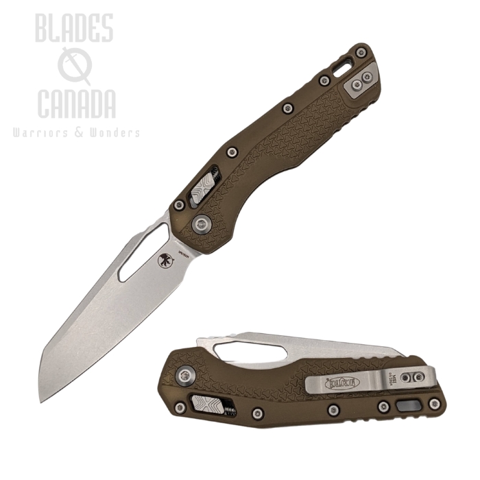 Microtech MSI RAM-LOK Folding Knife, M390MK SW, Dark Earth Handle, 210T-10PMDE