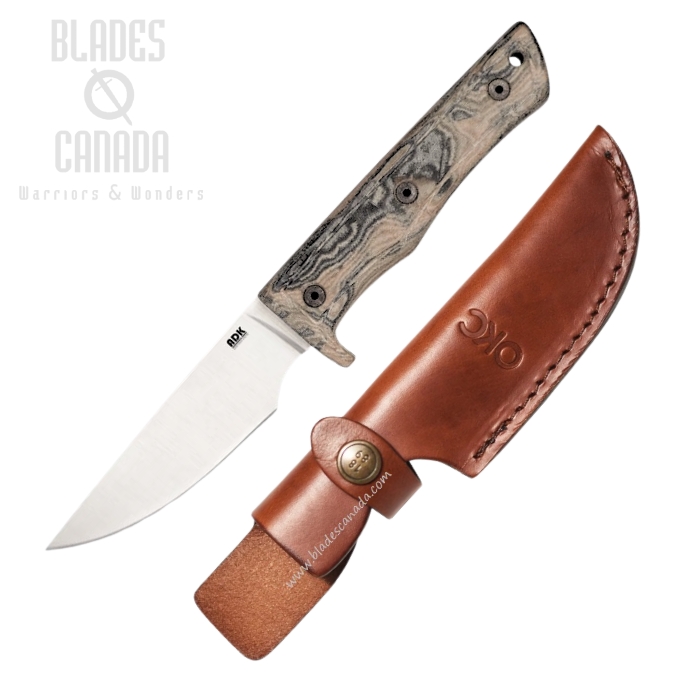 OKC ADK High Peaks Hunter Fixed Blade Knife, Micarta Multicolour, 8178 (image for) OKC ADK High Peaks Hunter Fixed Blade Knife, Micarta Multicolour, 8178