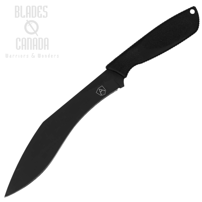 OKC Spec Plus Alpha Kukri Machete, 1075 Carbon Black, Black Handle, Nylon Sheath, ON9719C