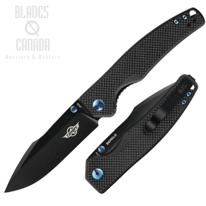 Olight Beagle Folding Knife, 154CM Black, G10 Black, OLTBEAGLEBK