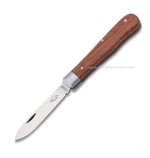 Otter Unisex Adult Mercator Knife Smoke Oak Pocket Knife, Black